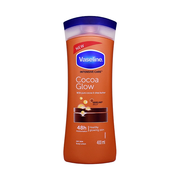 لوسیون بدن کاکائو وازلین مناسب پوست های خشک حجم 400 میلی لیتر