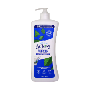 لوسیون بدن کلاژن و الاستین سینت ایوز مدل Renewing حجم 621 میلی لیتر