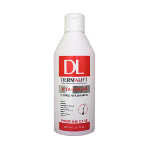 شامپو فاقد سولفات موهای رنگ شده ویتا کالر درمالیفت حجم 200 میلی لیتر