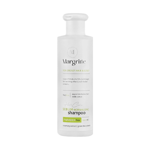شامپو متعادل کننده چربی مو و پوست کف سر مارگریت حجم 250 میلی لیتر