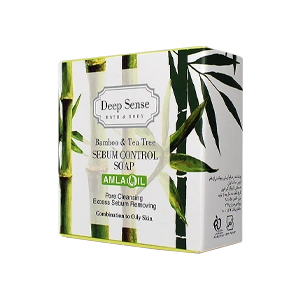 صابون پوست چرب درخت چای و بامبو دیپ سنس وزن 75 گرم