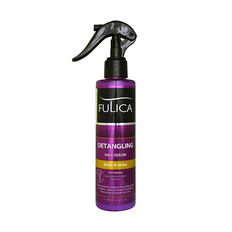 اسپری براق کننده و باز کننده گره مو فولیکا حجم 200 میلی لیتر