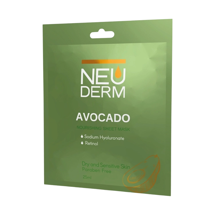 ماسک صورت عصاره آووکادو نئودرم حجم 25 میلی لیتر