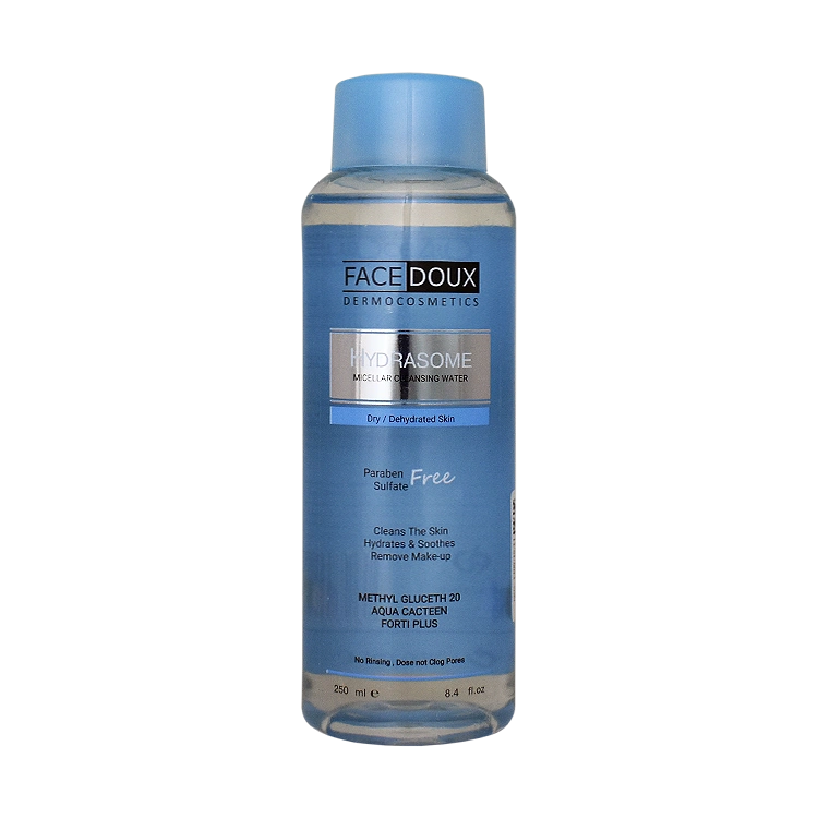 میسلار واتر پوست های خشک و دهیدراته هیدرازوم فیس دوکس حجم 250 میلی لیتر