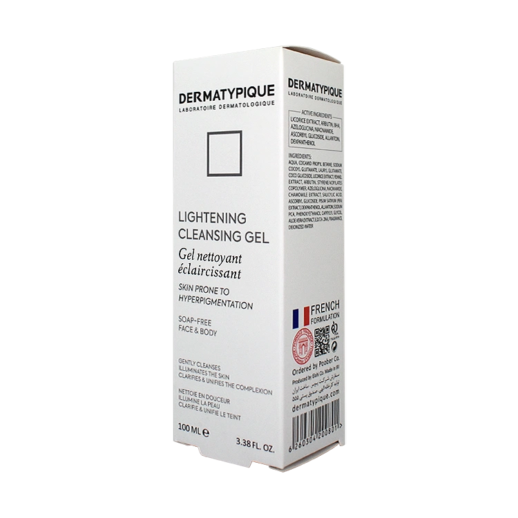 قیمت ژل شستشوی صورت ضد لک و روشن کننده درماتیپیک حجم 100 میلی لیتر