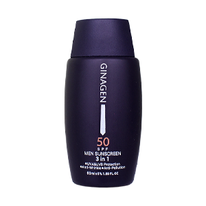 کرم ضد آفتاب آقایان 3 در 1 ژیناژن SPF50 حجم 50 میلی لیتر