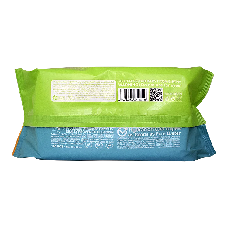 خرید دستمال مرطوب پاک کننده کودک اکسترا دافی بسته 100 عددی