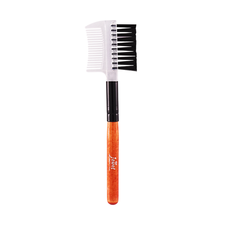 برس شانه ابرو کوتاه چوبی جیول کد GBS-2000