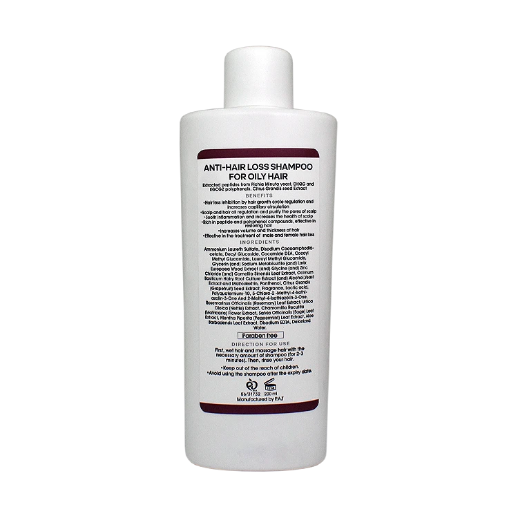 خرید شامپو ضد ریزش موهای چرب مینوتا سریتا حجم 200 میلی لیتر