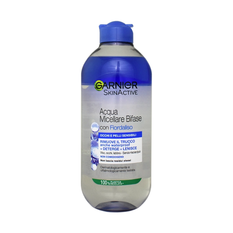 میسلار واتر دوفاز پاک کننده آرایش عصاره گل گندم گارنیه حجم 400 میلی لیتر