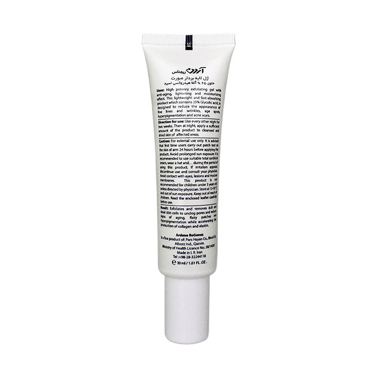 خرید ژل لایه بردار AHA 25 درصد آردن ریجنکس حجم 30 میلی لیتر