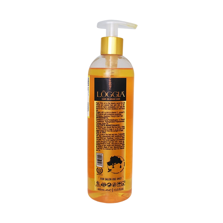 خرید روغن آرگان الکسیر پوست و مو لوجیا حجم 400 میلی لیتر