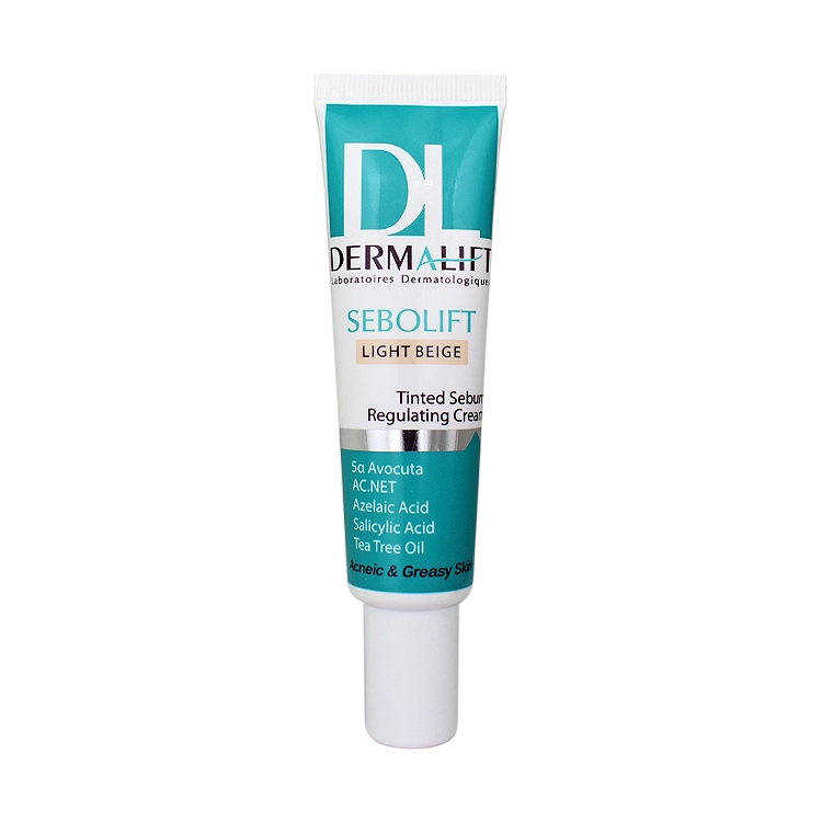 کرم ضد جوش رنگی بژ روشن سبولیفت درمالیفت حجم 30 میلی لیتر