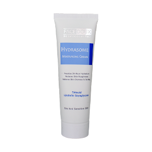 کرم مرطوب کننده و آبرسان پوست های خشک و حساس هیدرازوم فیس دوکس حجم 50 میلی لیتر