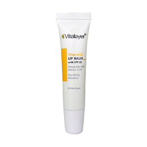 بالم لب روشن کننده ویتامین سی SPF25 ویتالیر حجم 15 میلی لیتر