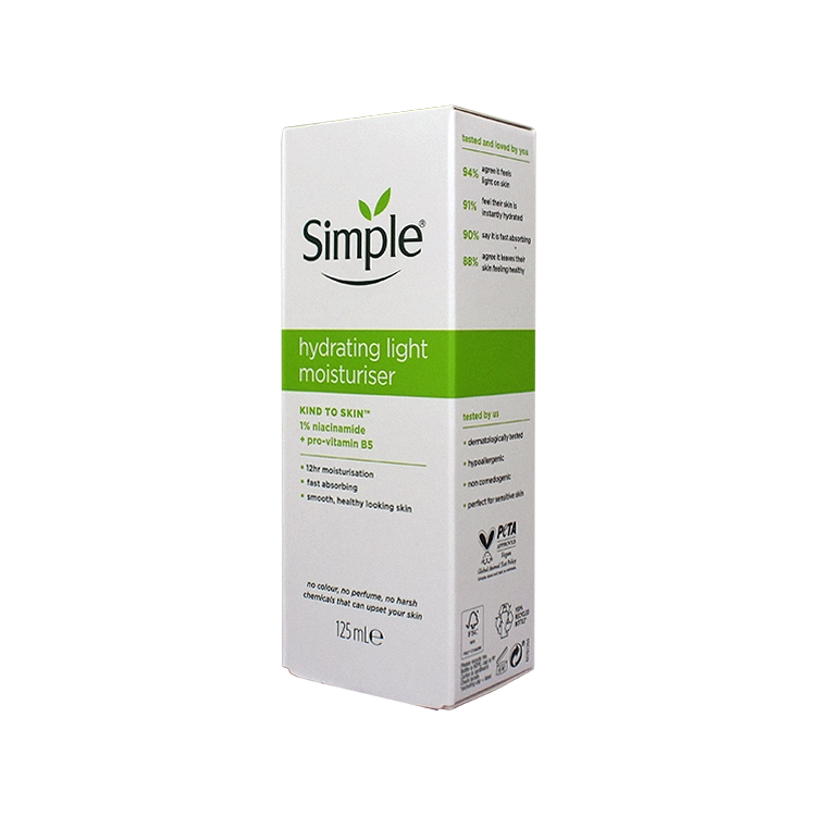 قیمت کرم مرطوب کننده و آبرسان لایت پوست چرب سیمپل حجم 125 میلی لیتر