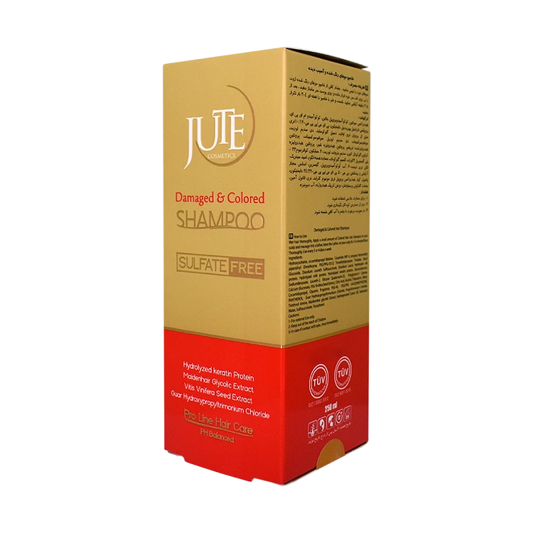 قیمت شامپو فاقد سولفات موهای رنگ شده و آسیب دیده ژوت حجم 250 میلی لیتر
