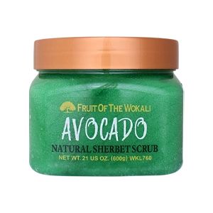 ژل اسکراب شکری بدن آووکادو وکالی وزن 600 گرم