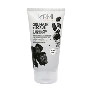 ماسک اسکراب لایه بردار زغال و شکر سیاه وارمی حجم 150 میلی لیتر