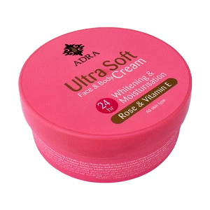 کرم روشن کننده و مغذی کننده کاسه ای گل رز الترا سافت آدرا حجم 200 میلی لیتر