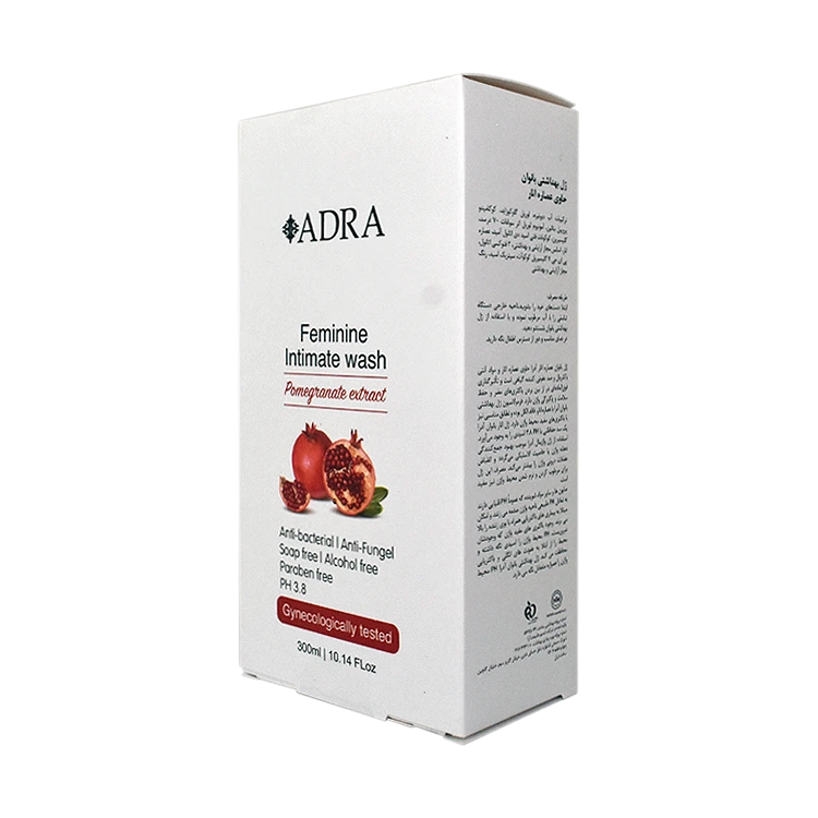 قیمت ژل بهداشتی بانوان عصاره انار آدرا حجم 300 میلی لیتر