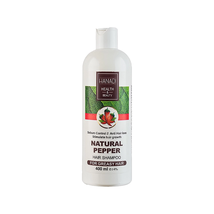 شامپو تقویت کننده موهای چرب فلفل هانادی حجم 400 میلی لیتر