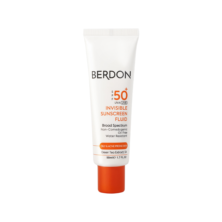 فلویید ضد آفتاب بی رنگ پوست های چرب و جوشدار بردون SPF50 حجم 50 میلی لیتر