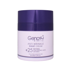 کرم ضد چروک شب بالای 25 سال ژنوبایوتیک حجم 30 میلی لیتر