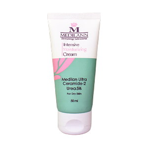 کرم مرطوب کننده پوست های خشک و معمولی مدیلن حجم 50 میلی لیتر