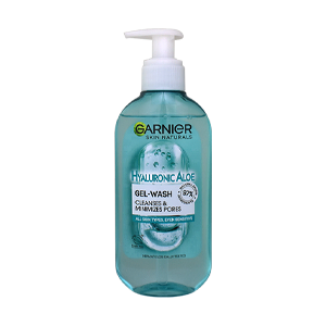 ژل شستشوی آبرسان هیالورونیک اسید و آلوئه ورا گارنیه حجم 200 میلی لیتر