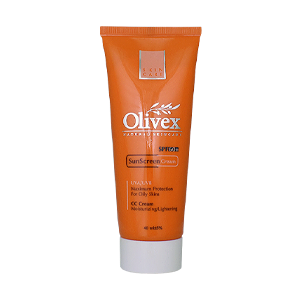 کرم ضد آفتاب سی سی بی رنگ پوست چرب الیوکس SPF60 حجم 50 میلی لیتر