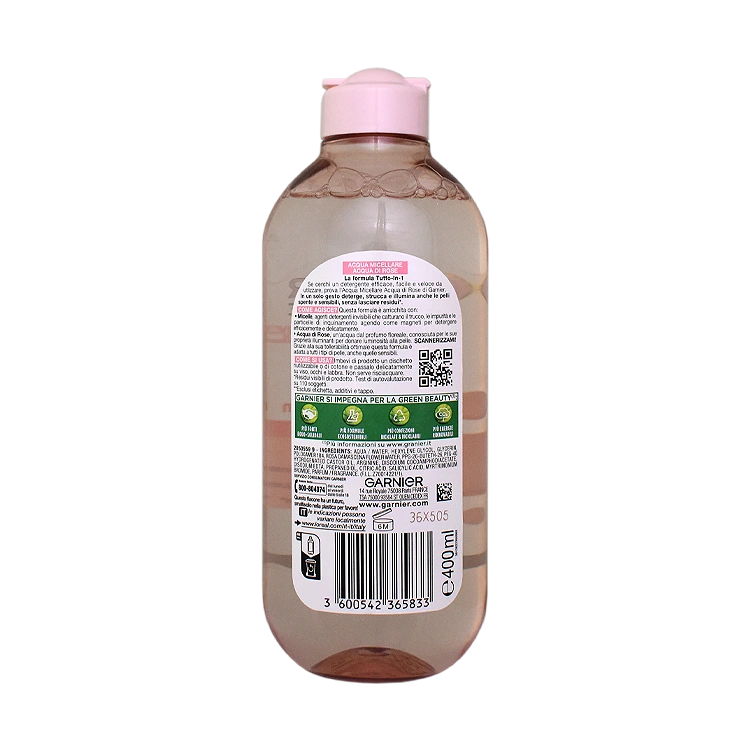 خرید میسلار واتر پوست حساس گل رز گارنیه حجم 400 میلی لیتر