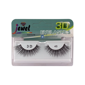 مژه مصنوعی سه بعدی جیول کد 45