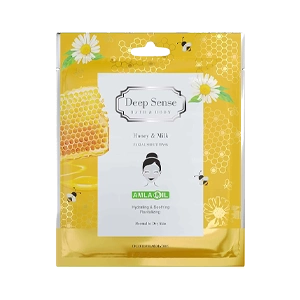 ماسک صورت نقابی پوست های خشک و معمولی شیر و عسل دیپ سنس حجم 25 میلی لیتر