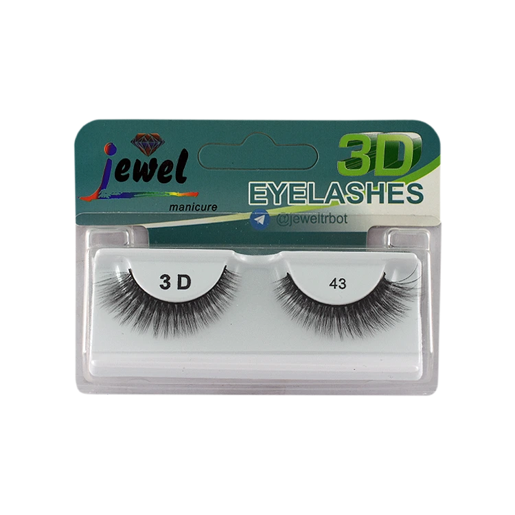 مژه مصنوعی سه بعدی جیول کد 43