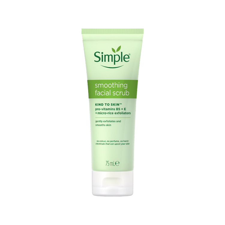 کرم اسکراب پوست حساس سیمپل مدل Smoothing حجم 75 میلی لیتر