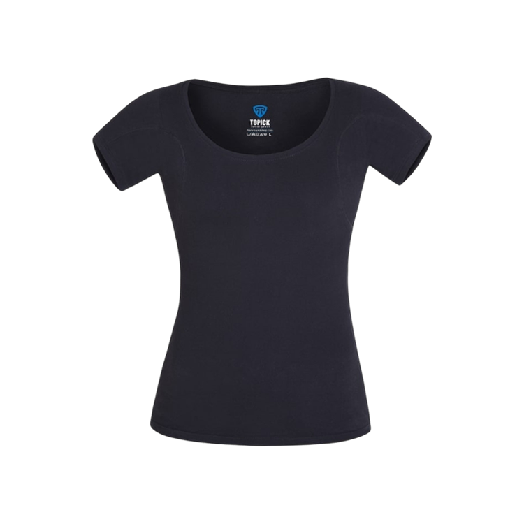 تی شرت ضد عرق زنانه تاپیک مشکی