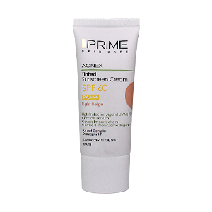 کرم ضد آفتاب رنگی بژ روشن پوست چرب پرایم SPF60 حجم 40 میلی لیتر