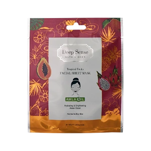 ماسک صورت نقابی پوست های خشک و معمولی میوه های استوایی دیپ سنس حجم 25 میلی لیتر
