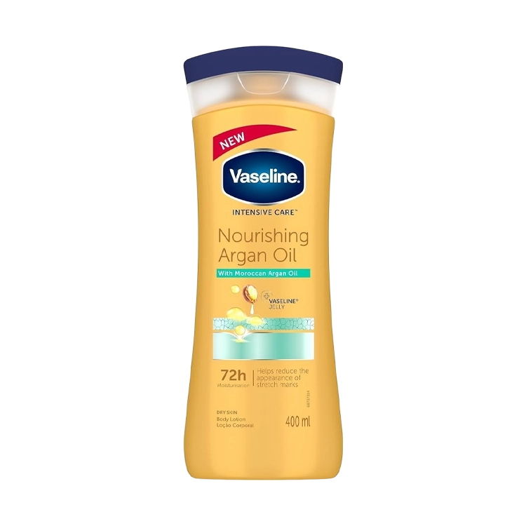 لوسیون بدن روغن آرگان وازلین مناسب پوست های خشک حجم 400 میلی لیتر