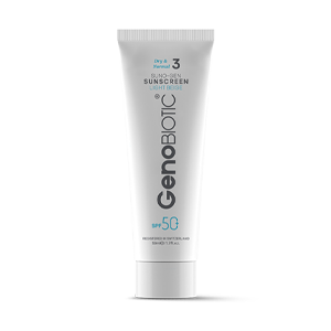 کرم ضد آفتاب بژ روشن پوست های خشک و معمولی سانوژن ژنوبایوتیک SPF50 حجم 50 میلی لیتر