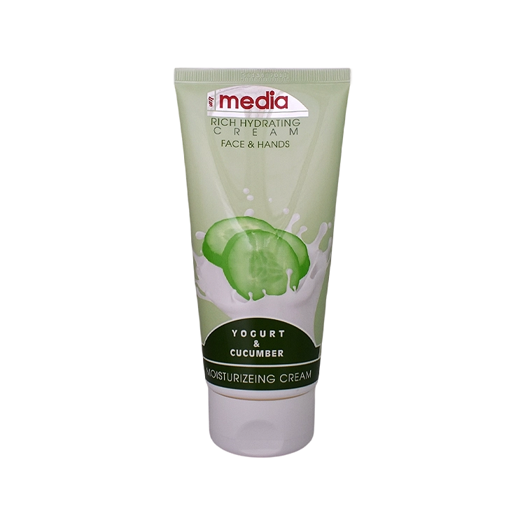 کرم مرطوب کننده دست و صورت ماست و خیار مدیا حجم 200 میلی لیتر