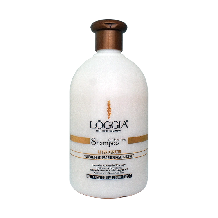 شامپو فاقد سولفات مولتی پروتئینه لوجیا حجم 500 میلی لیتر