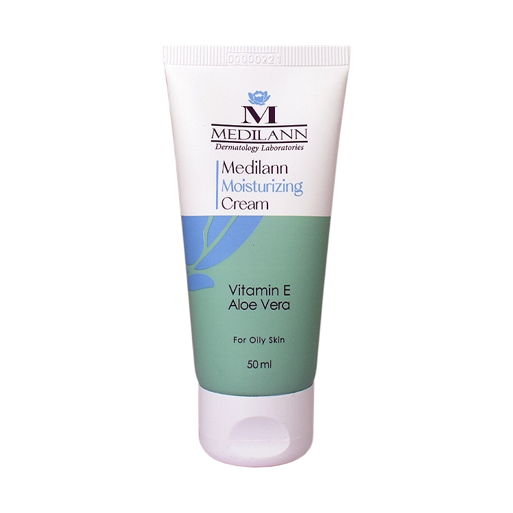کرم مرطوب کننده پوست های مختلط و چرب مدیلن حجم 50 میلی لیتر