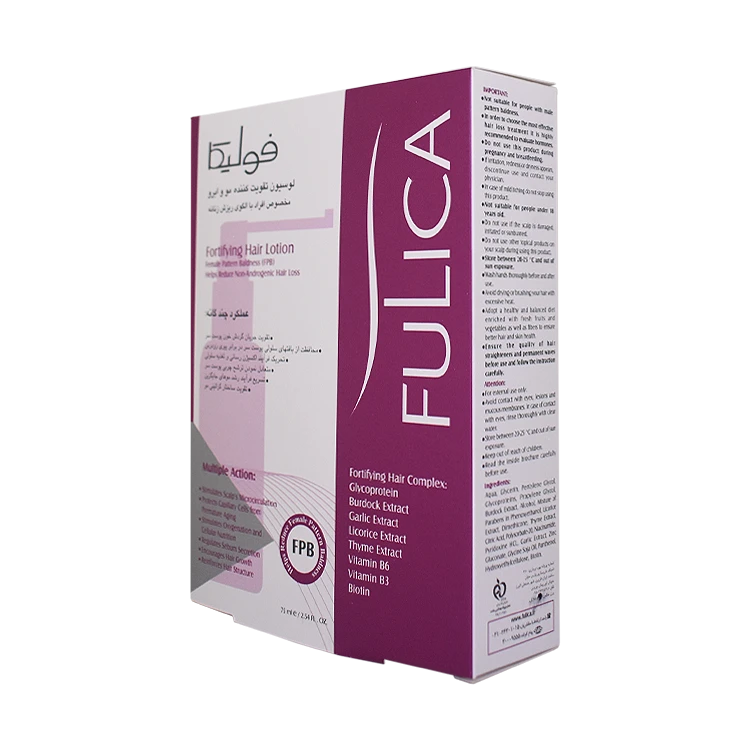 قیمت لوسیون تقویت کننده مو و ابرو فولیکا حجم 75 میلی لیتر