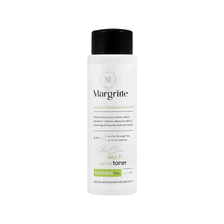 تونر مولتی اکتیو پوست‌های چرب و مختلط مارگریت حجم 200 میلی لیتر