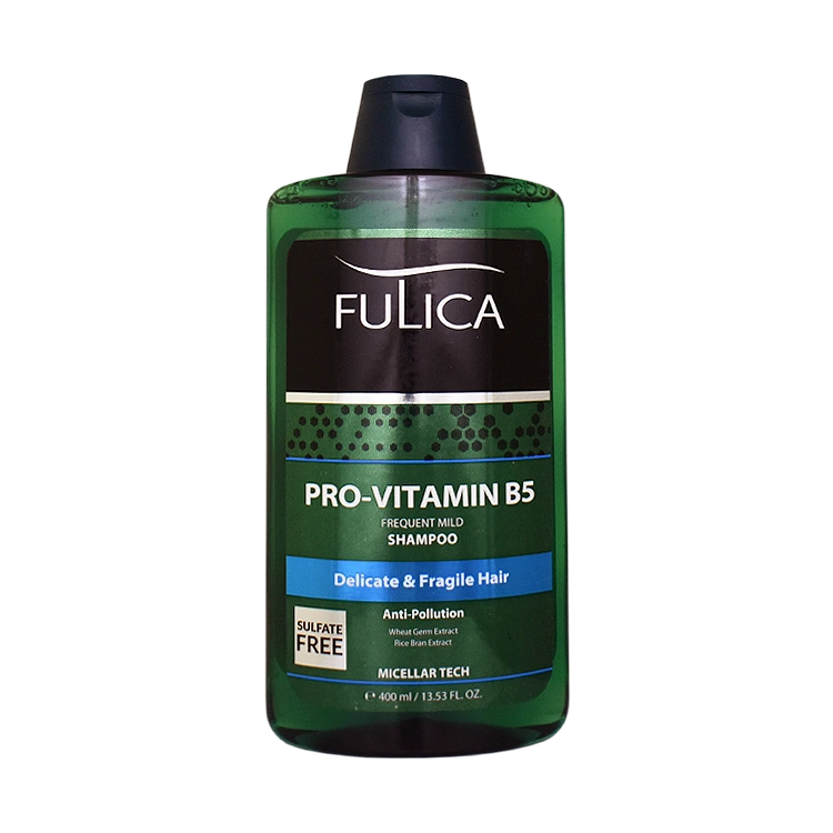 شامپو فاقد سولفات موهای حساس و شکننده فولیکا مدل Pro-Vitamin B5 حجم 400 میلی لیتر