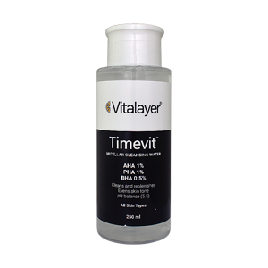 میسلار واتر لایه بردار انواع پوست تایم ویت ویتالیر حجم 250 میلی لیتر