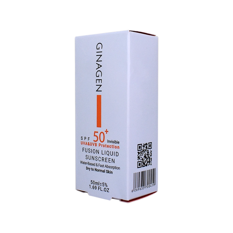 قیمت لیکویید ضد آفتاب بی رنگ پوست های خشک و نرمال ژیناژن SPF50 حجم 50 میلی لیتر