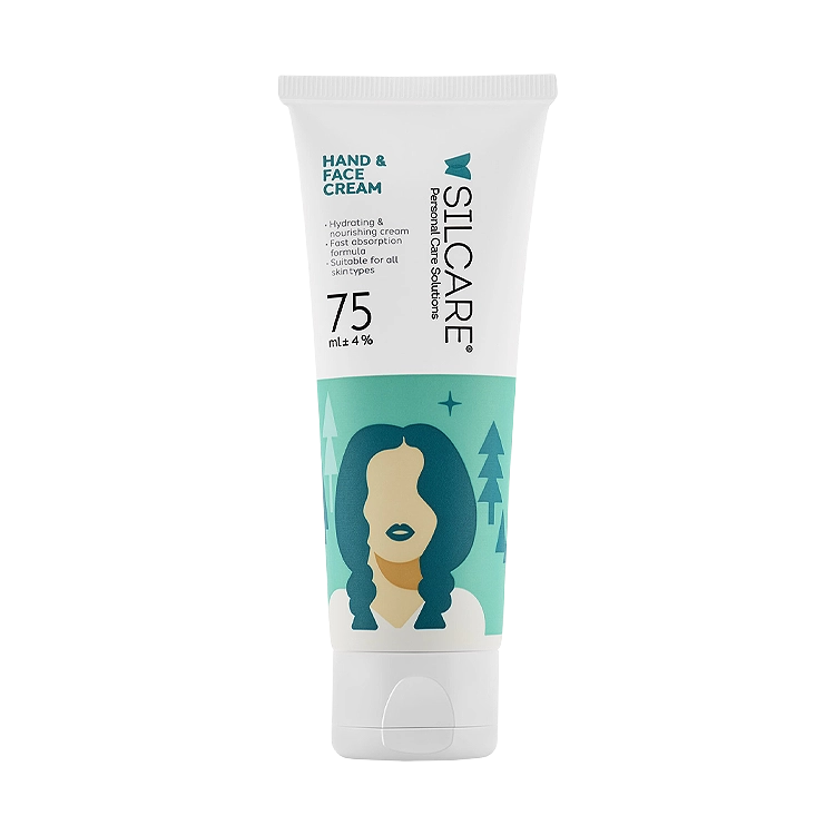 کرم مرطوب کننده دست و صورت عطر جنگل سیلکر حجم 75 میلی لیتر